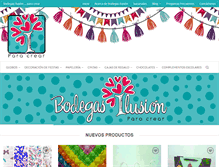 Tablet Screenshot of bodegasilusion.com
